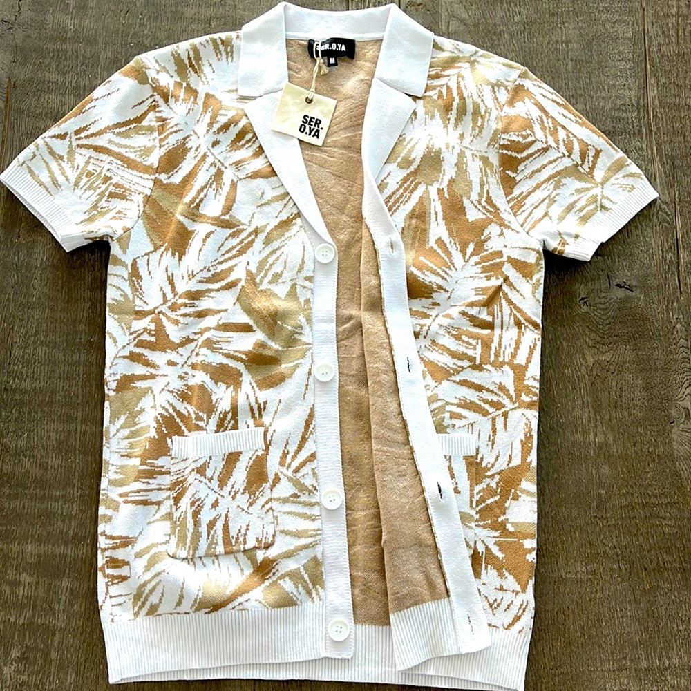 SER.O.YA men’s tropical shirt ! BRAND NEW !